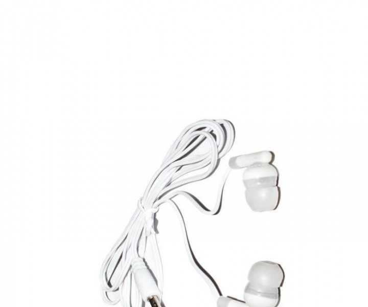 Наушники Econom White, Mini jack (3.5 мм), вакуумные